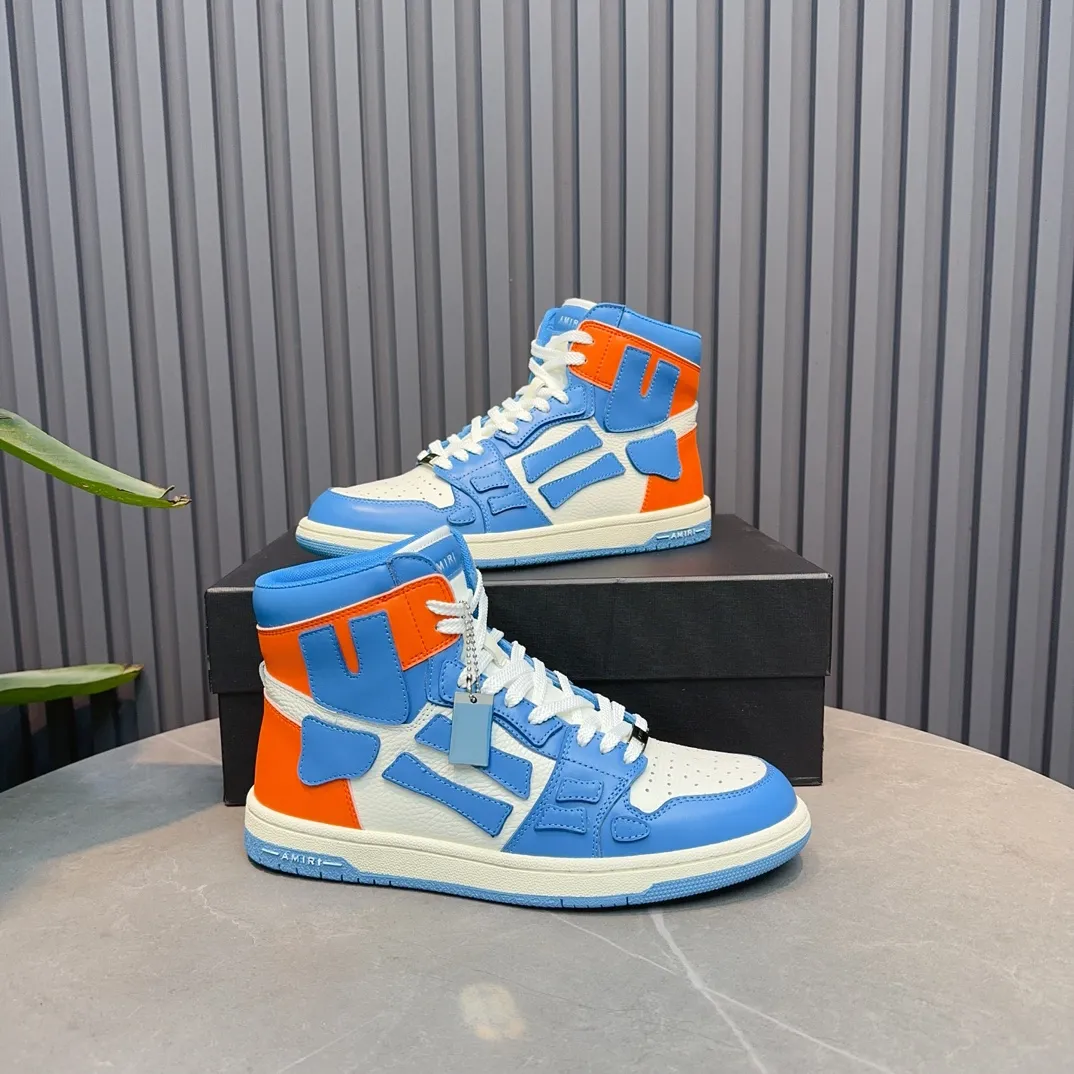 Men's shoes💰620💰 AMIRI AMIRI trendy brand hot sale🔥 Available all year round✅Couples💑 Official website synchronization Imported fabrics 1⃣️ratio 1⃣️Re-engraved, original factory special original sole, 35-45 (38.45. Non-refundable)